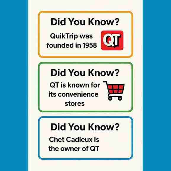 Quik trip menu